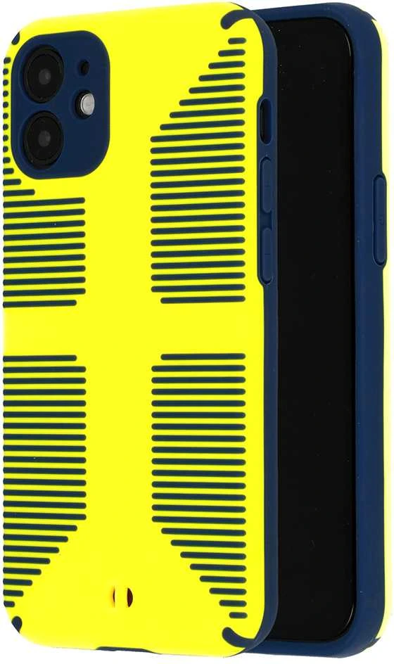 Tel Protect Grip dėklas skirtas iPhone 12 Mini geltonos spalvos