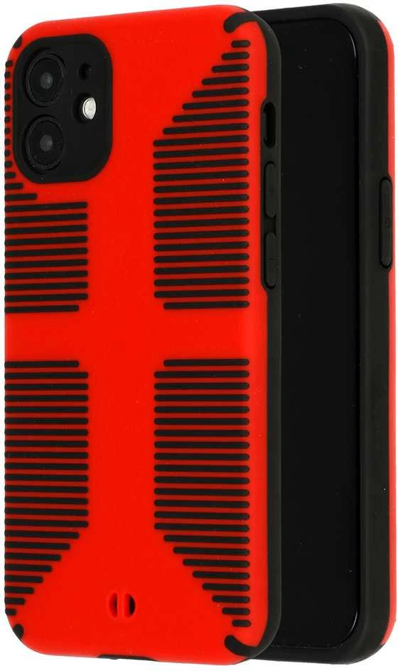 Tel Protect Grip dėklas skirtas iPhone 13 Pro Max Raudona