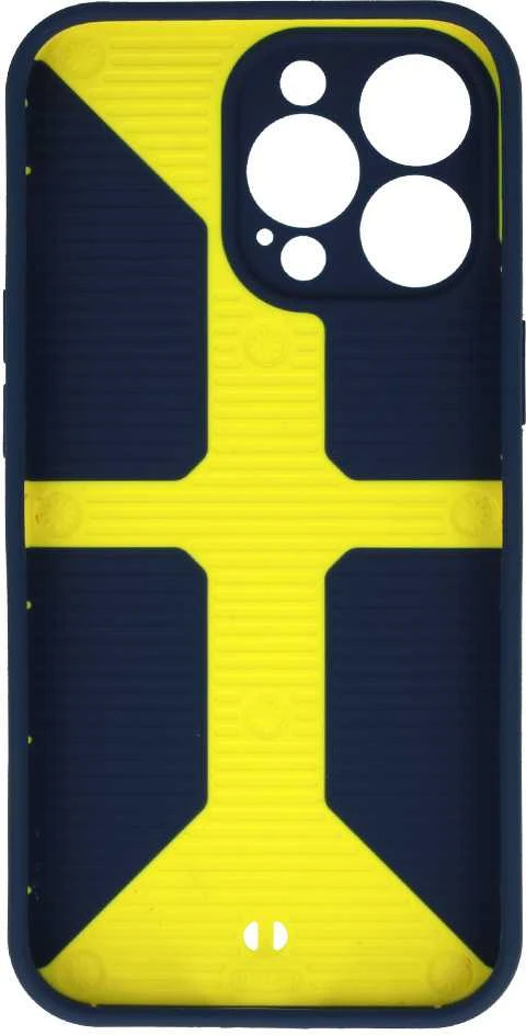 Tel Protect Grip dėklas skirtas iPhone 13 Pro Max geltonos spalvos