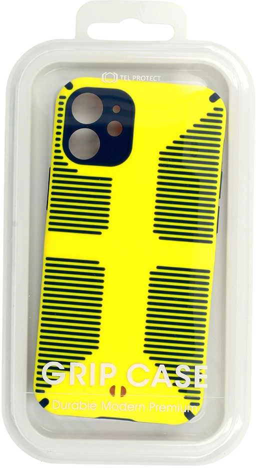 Tel Protect Grip dėklas skirtas iPhone 12 Mini geltonos spalvos