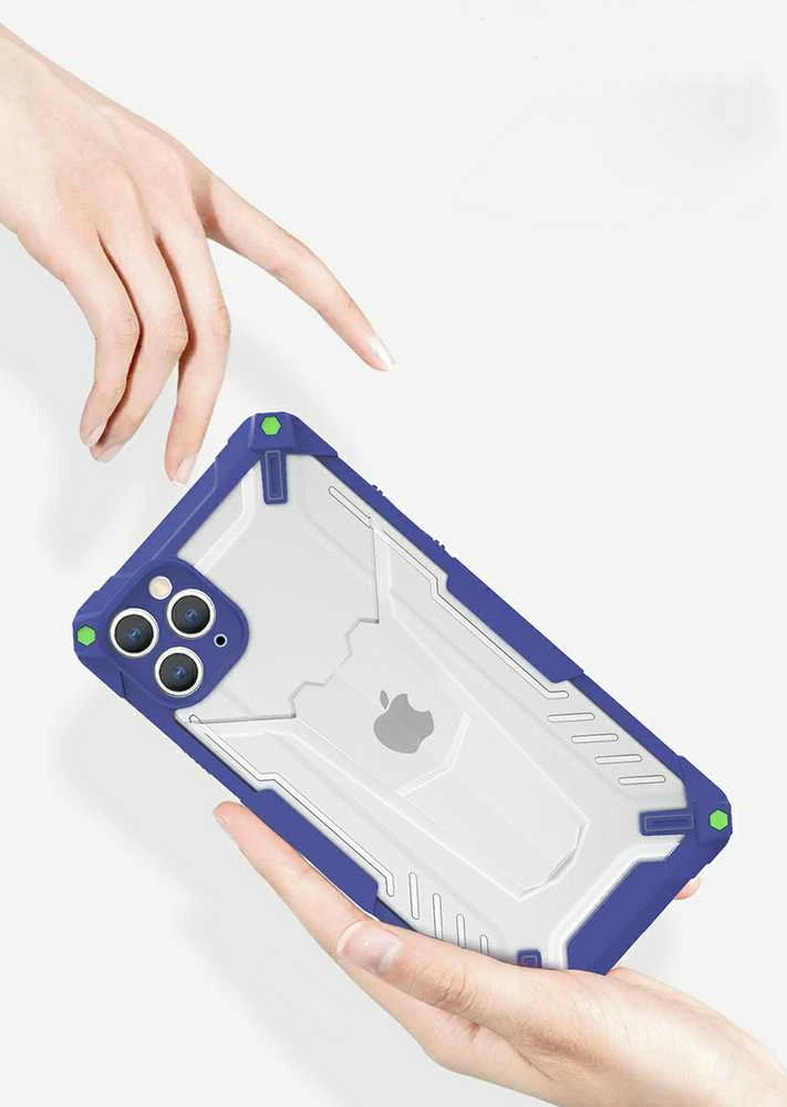 Tel Protect Hybrid dėklas skirtas Apple iPhone 13 Pro mėlynos spalvos