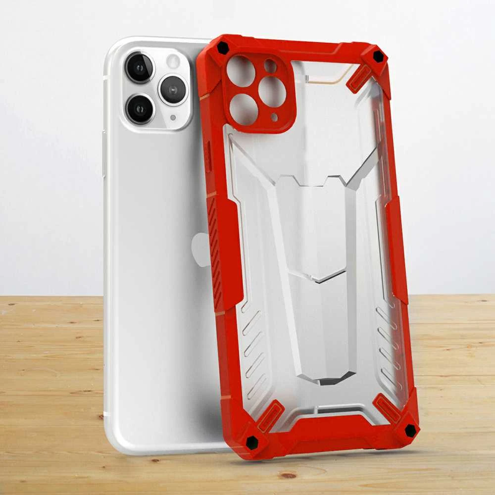 Tel Protect Hybrid dėklas skirtas Apple iPhone 13 Raudona