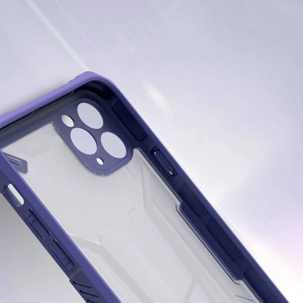 Tel Protect Hybrid dėklas skirtas Apple iPhone 13 Pro mėlynos spalvos
