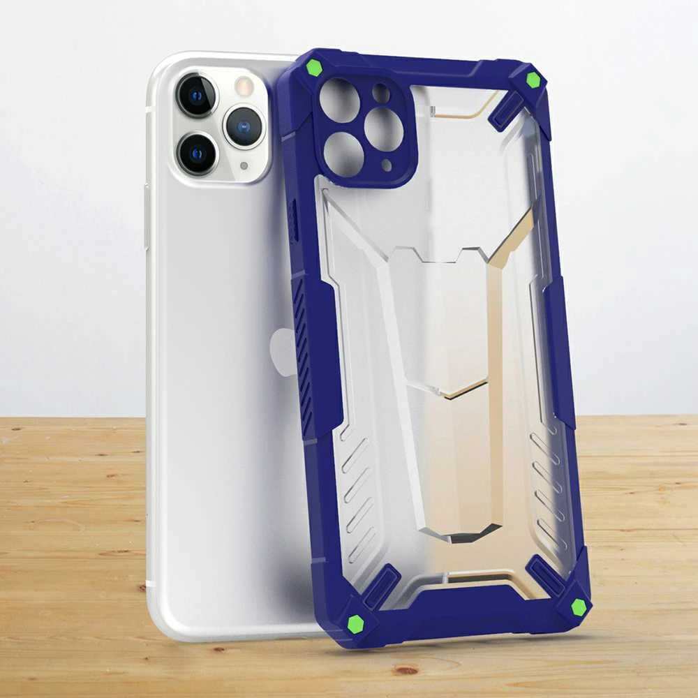 Tel Protect Hybrid dėklas skirtas Apple iPhone 13 Pro mėlynos spalvos