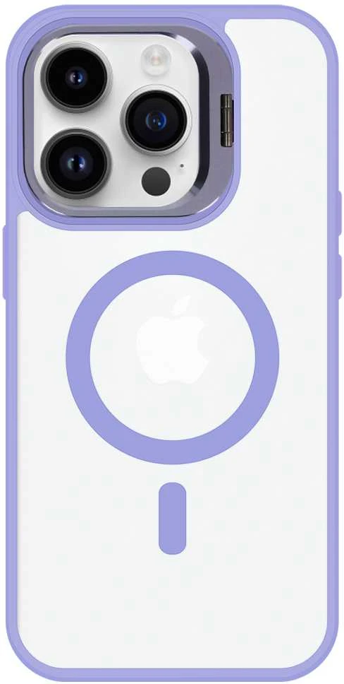 Tel Protect Kickstand Magsafe dėklas skirtas Apple iPhone 13 Pro light violetinės spalvos