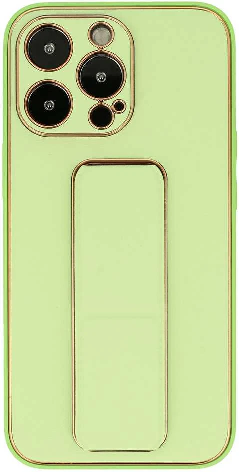 Tel Protect Leather Luxury Stand dėklas skirtas Apple iPhone 11 Pro mėtų spalvos