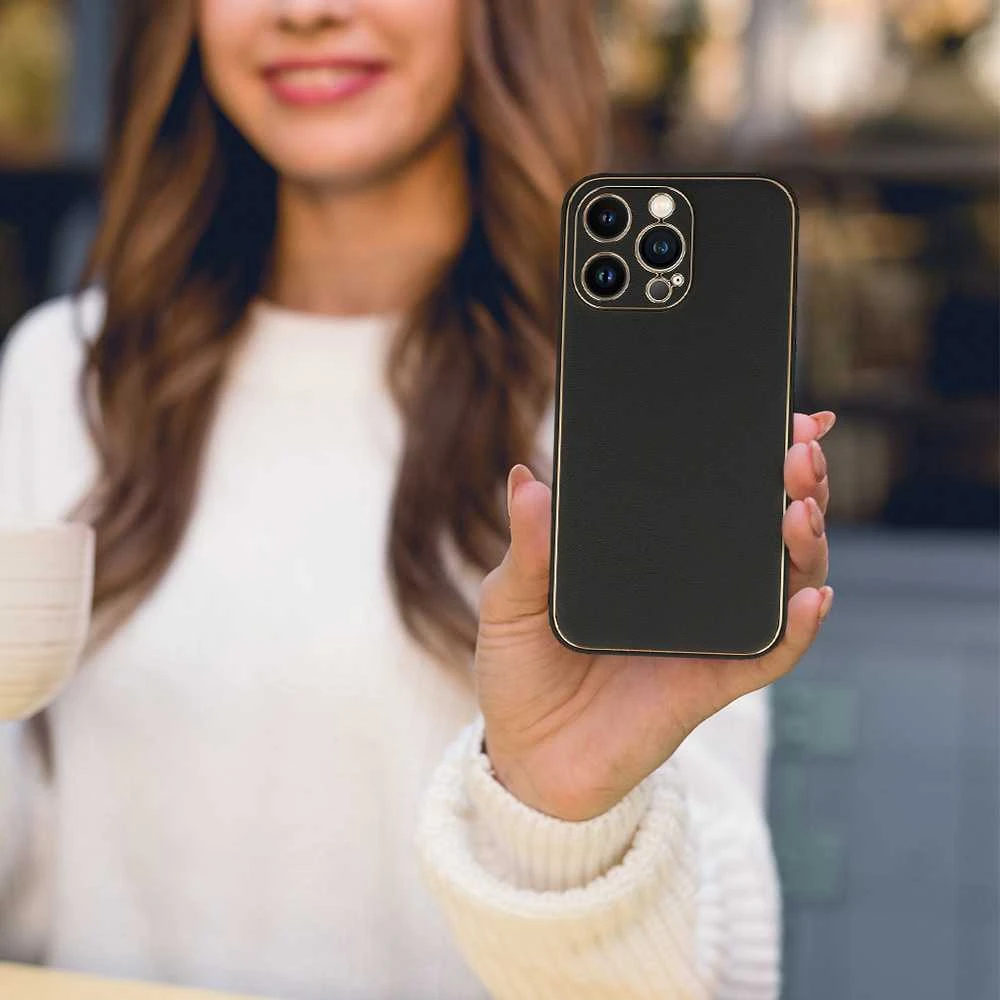 TEL PROTECT Luxury dėklas skirtas Apple iPhone 13 Pro juodos spalvos