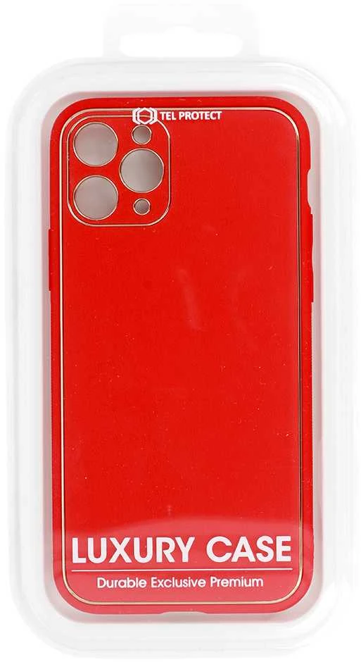 Tel Protect Luxury dėklas skirtas Iphone 13 Pro Raudona