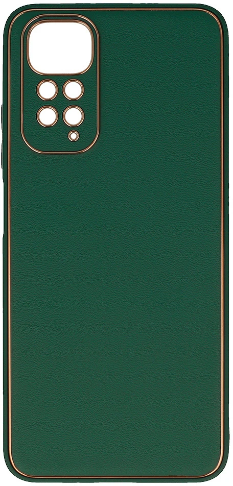 Dėklas TEL PROTECT Luxury Case skirtas Xiaomi Redmi Note 11 Pro/Note 11 Pro 5G žalios spalvos