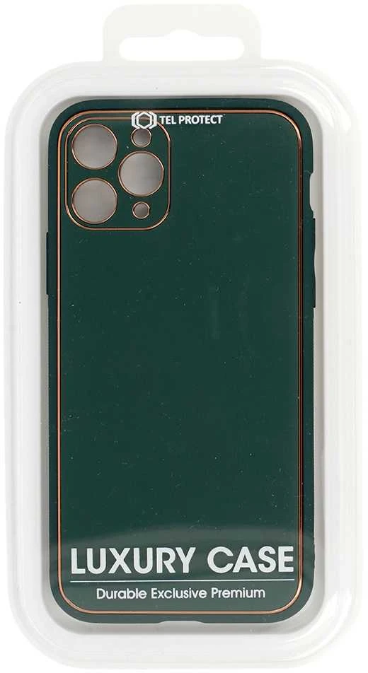 Tel Protect Luxury dėklas skirtas Xiaomi Redmi Note 11 5G/Note 11S 5G/Poco M4 Pro 5G Dark žalios spalvos