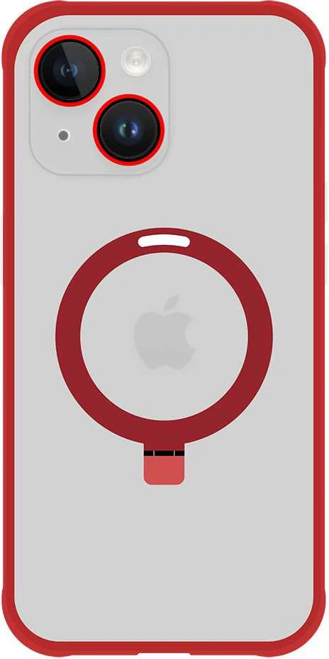 Tel Protect Magical Magsafe Stand dėklas skirtas Apple iPhone 13 raudonos spalvos