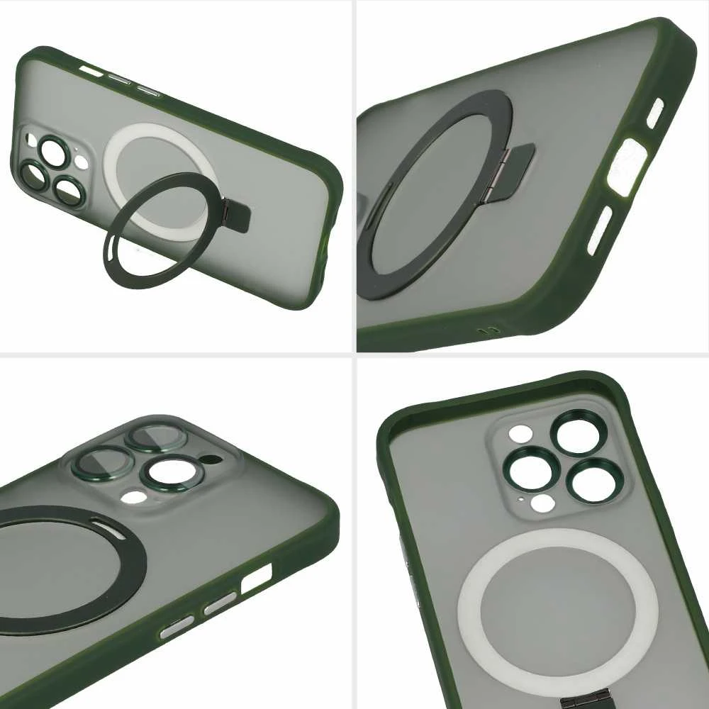 Tel Protect Magical Magsafe Stand dėklas skirtas Apple iPhone 11 Pro žalios spalvos