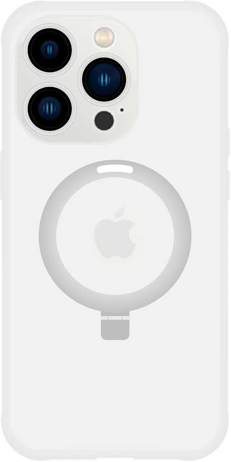 Tel Protect Magical Magsafe Stand dėklas skirtas iPhone 13 Pro sidabro spalvos