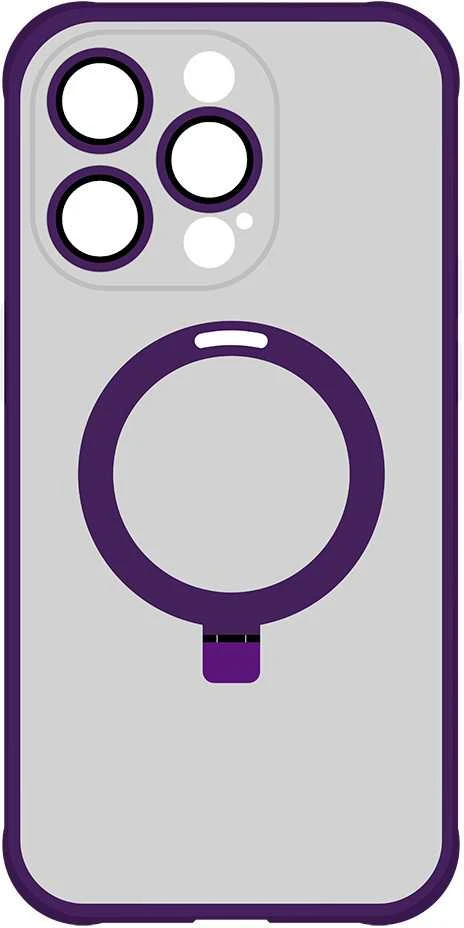 Tel Protect Magical Magsafe Stand dėklas skirtas Apple iPhone 15 Plus violetinės spalvos