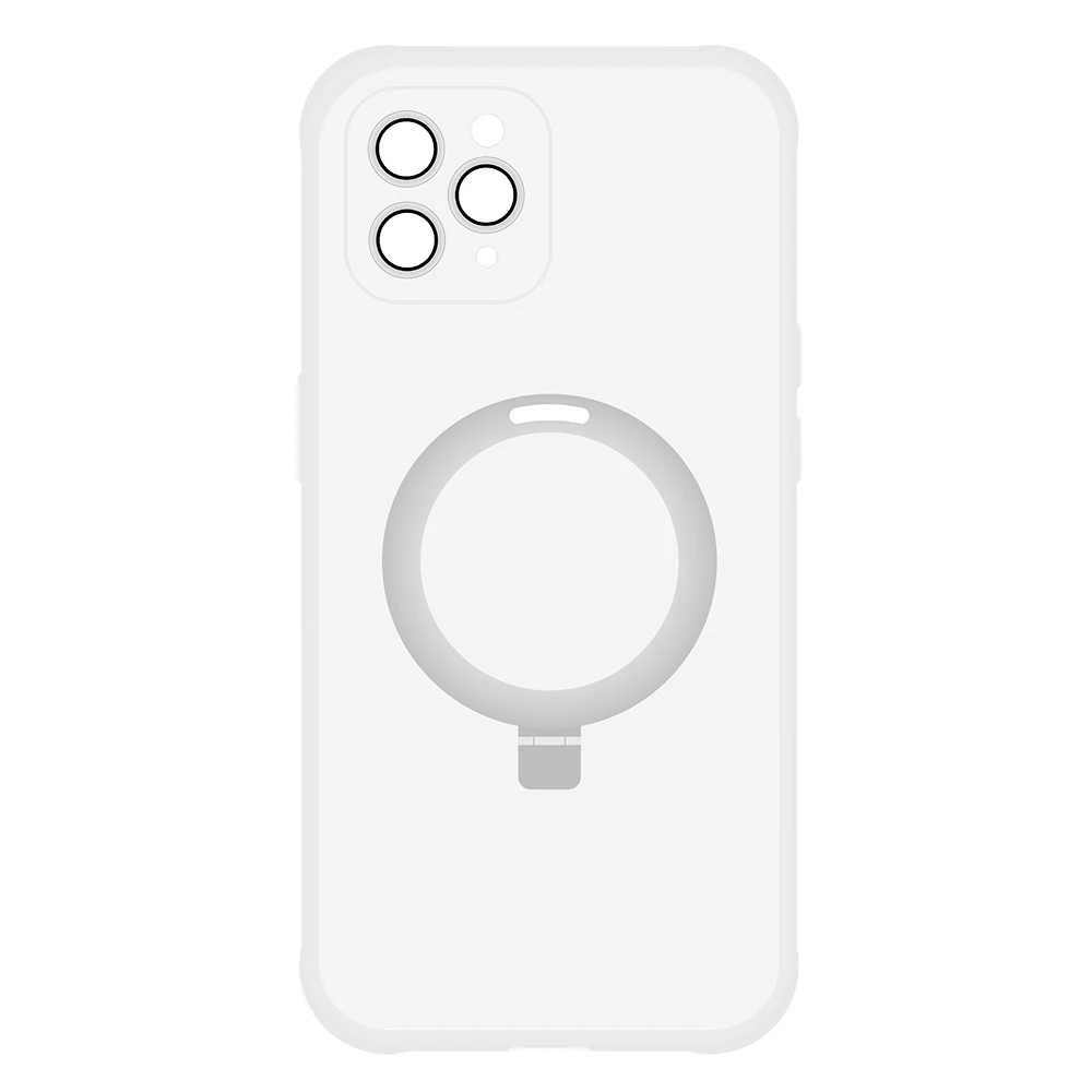 Tel Protect Magical Magsafe stovas – dėklas, skirtas iPhone 11 Pro Max, sidabro spalvos