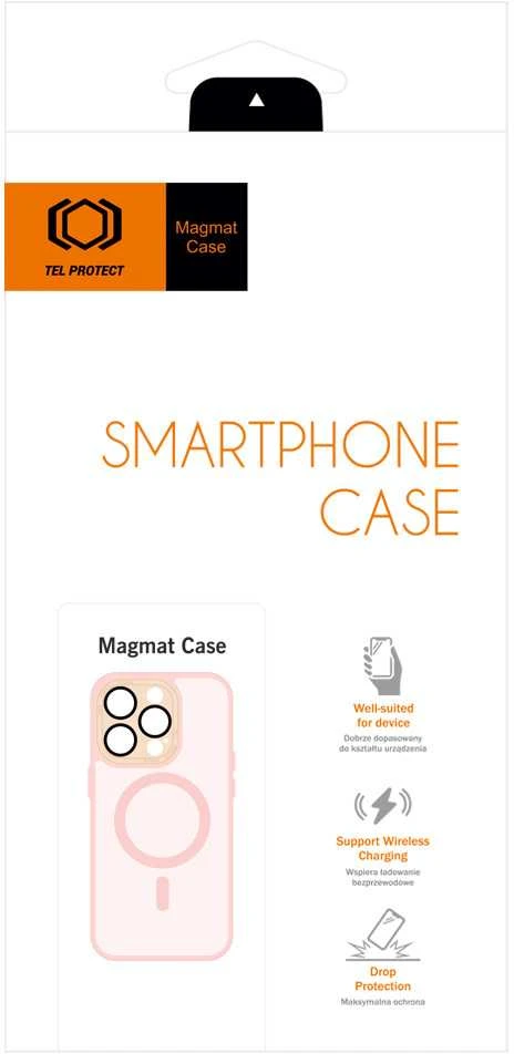 Tel Protect Magmat dėklas skirtas Apple iPhone 13 Pro Max rožinės spalvos