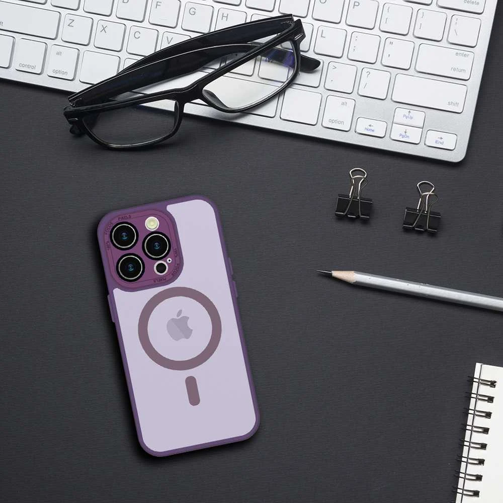 Tel Protect Magmat dėklas skirtas Apple iPhone 14 Pro violetinės spalvos