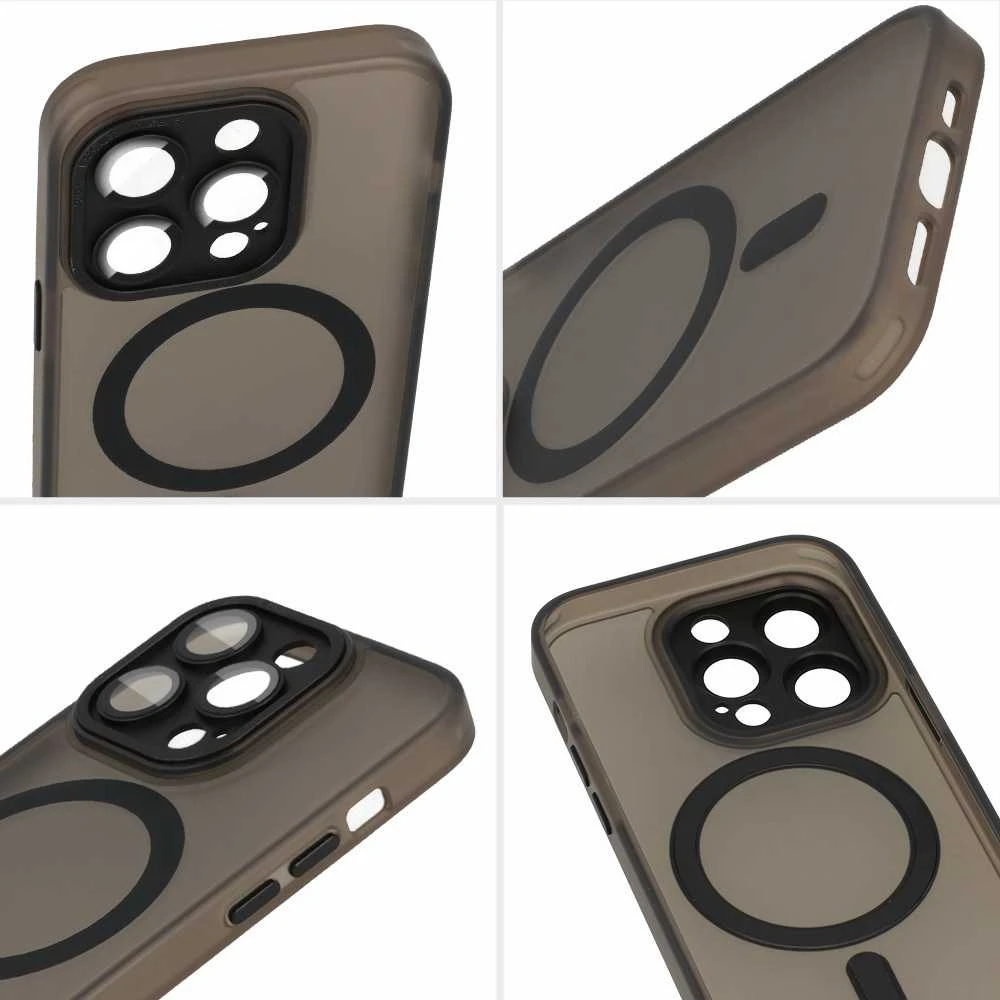 Tel Protect Magmat dėklas skirtas Apple iPhone 15 Pro Max baltos spalvos