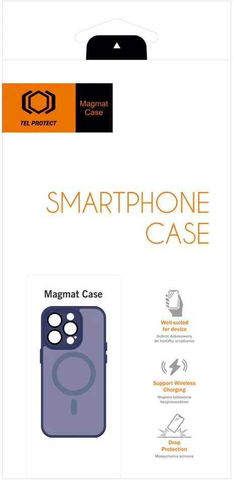 Tel Protect Magmat dėklas skirtas Apple iPhone 15 Pro Max mėlynos spalvos