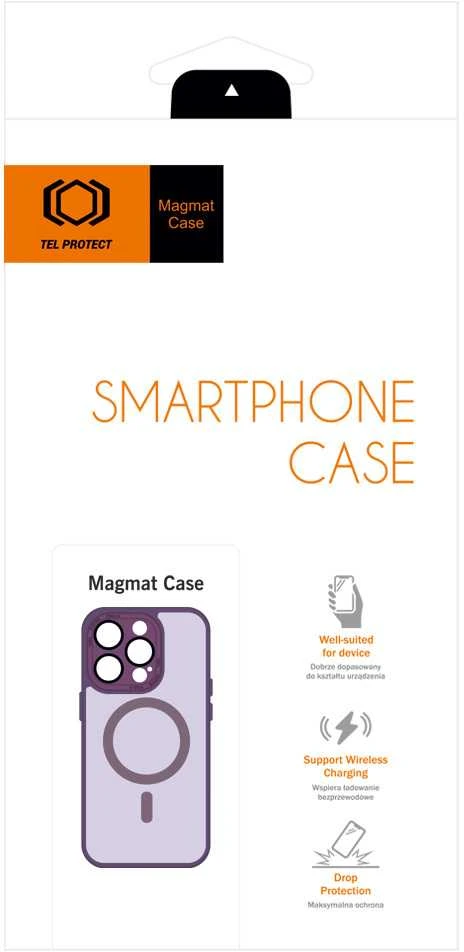 Tel Protect Magmat dėklas skirtas Apple iPhone 14 Pro violetinės spalvos
