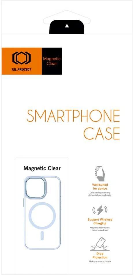Tel Protect Magnetic Clear dėklas skirtas Apple iPhone 11 Pro Max žydros spalvos