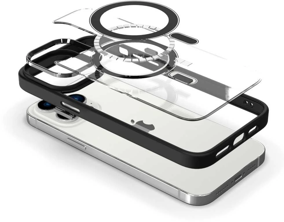 Tel Protect Magnetic Clear dėklas skirtas Apple iPhone 11 Pro Max žydros spalvos
