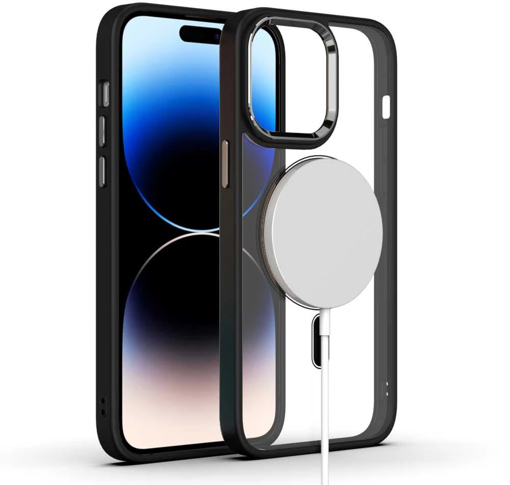Tel Protect Magnetic Clear dėklas skirtas Apple iPhone 11 Pro Max žydros spalvos