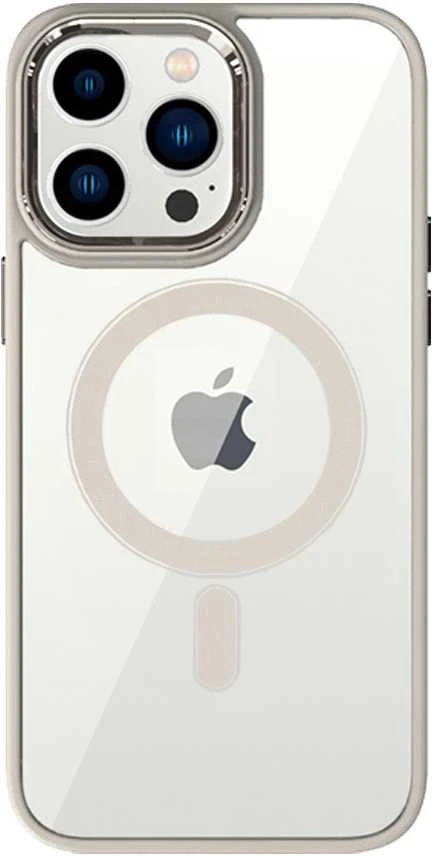 Tel Protect Magnetic Clear dėklas skirtas Apple iPhone 14 Pro Titanium