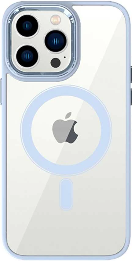 Tel Protect Magnetic Clear dėklas skirtas Apple iPhone 11 Pro Max žydros spalvos