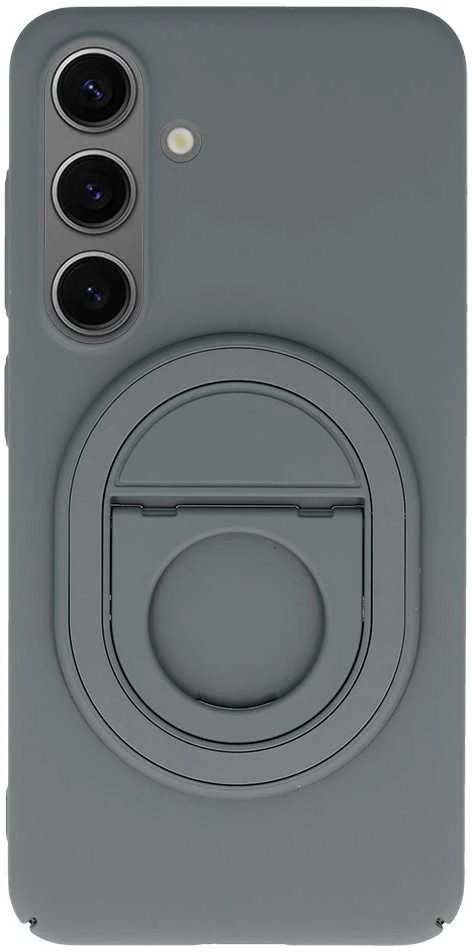 Tel Protect Magnetic Elipse dėklas skirtas Samsung Galaxy S24 Plus pilkos spalvos