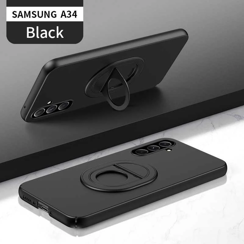 Tel Protect Magnetic Elipse dėklas skirtas Samsung Galaxy A34 5G juodos spalvos