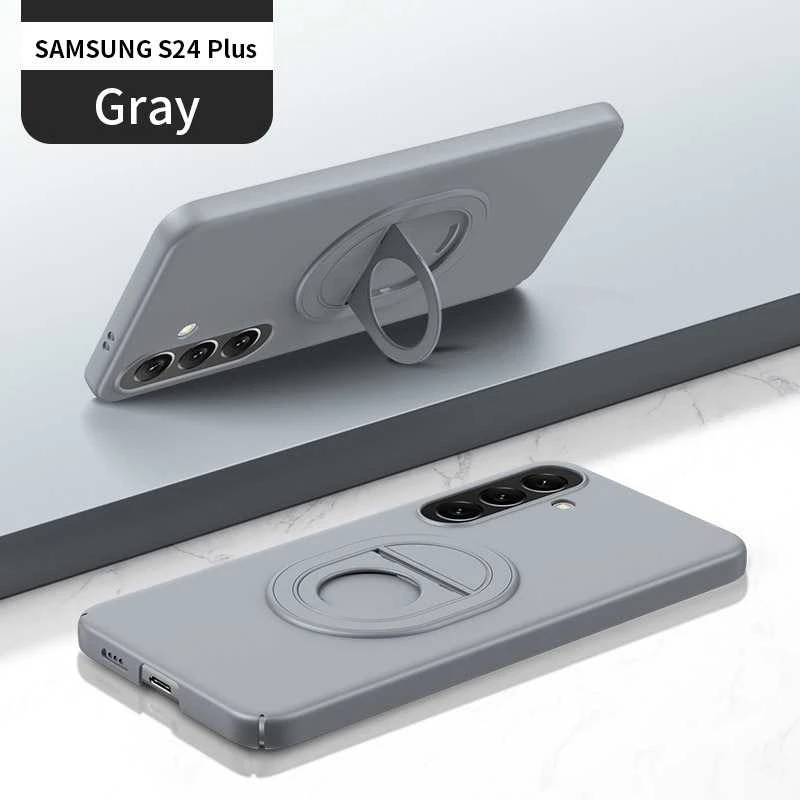 Tel Protect Magnetic Elipse dėklas skirtas Samsung Galaxy S24 Plus pilkos spalvos