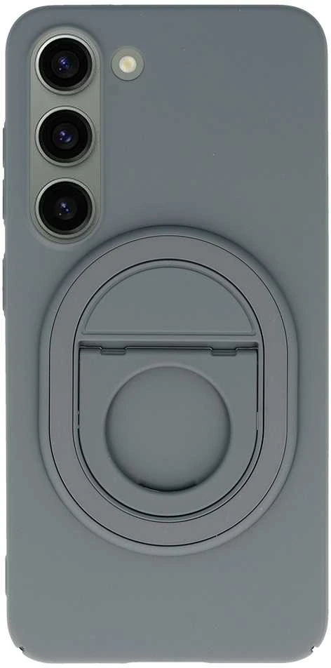 Tel Protect Magnetic Elipse dėklas skirtas Samsung Galaxy S23 pilkos spalvos
