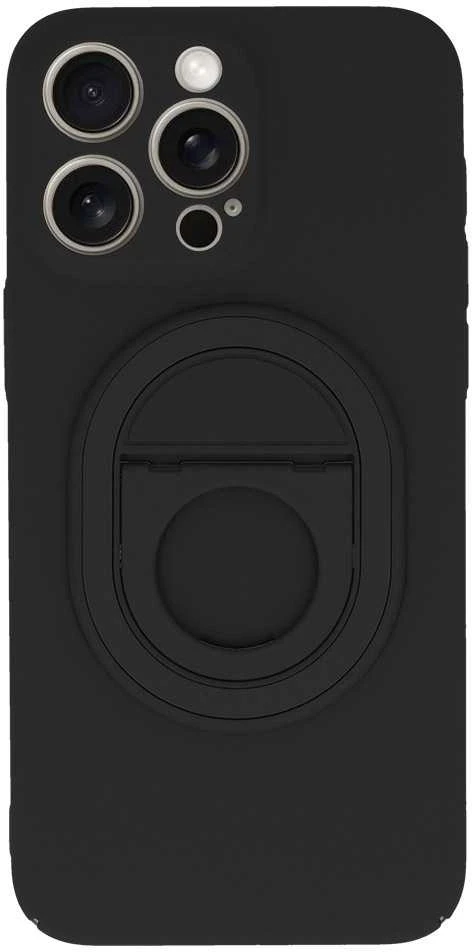 Tel Protect Magnetic Elipse dėklas skirtas Apple iPhone 15 Pro Max juodos spalvos