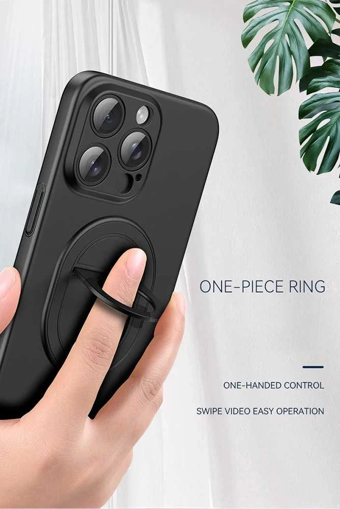 Tel Protect Magnetic Elipse dėklas skirtas Samsung Galaxy A34 5G pilkos spalvos