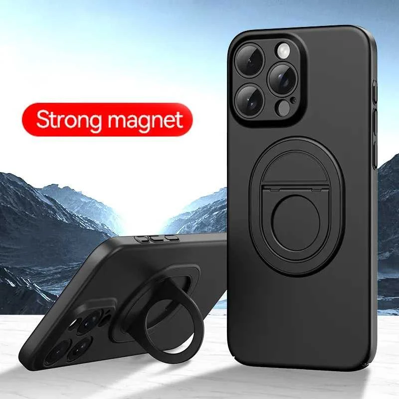 Tel Protect Magnetic Elipse dėklas skirtas Apple iPhone 15 Pro Max juodos spalvos