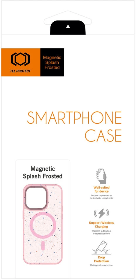 Tel Protect Magnetic Splash Frosted Dėklas, skirtas iPhone 11 Pro Max, šviesiai rožinis