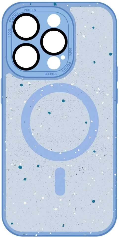 Tel Protect Magnetic Splash Frosted dėklas skirtas Apple iPhone 15 Pro Max Light mėlynos spalvos