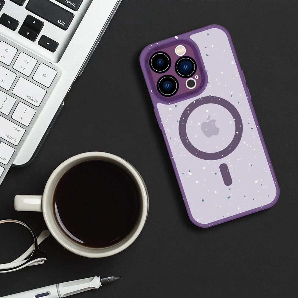 Tel Protect Magnetic Splash Frosted Dėklas skirtas Apple iPhone 11 Pro Violetinė