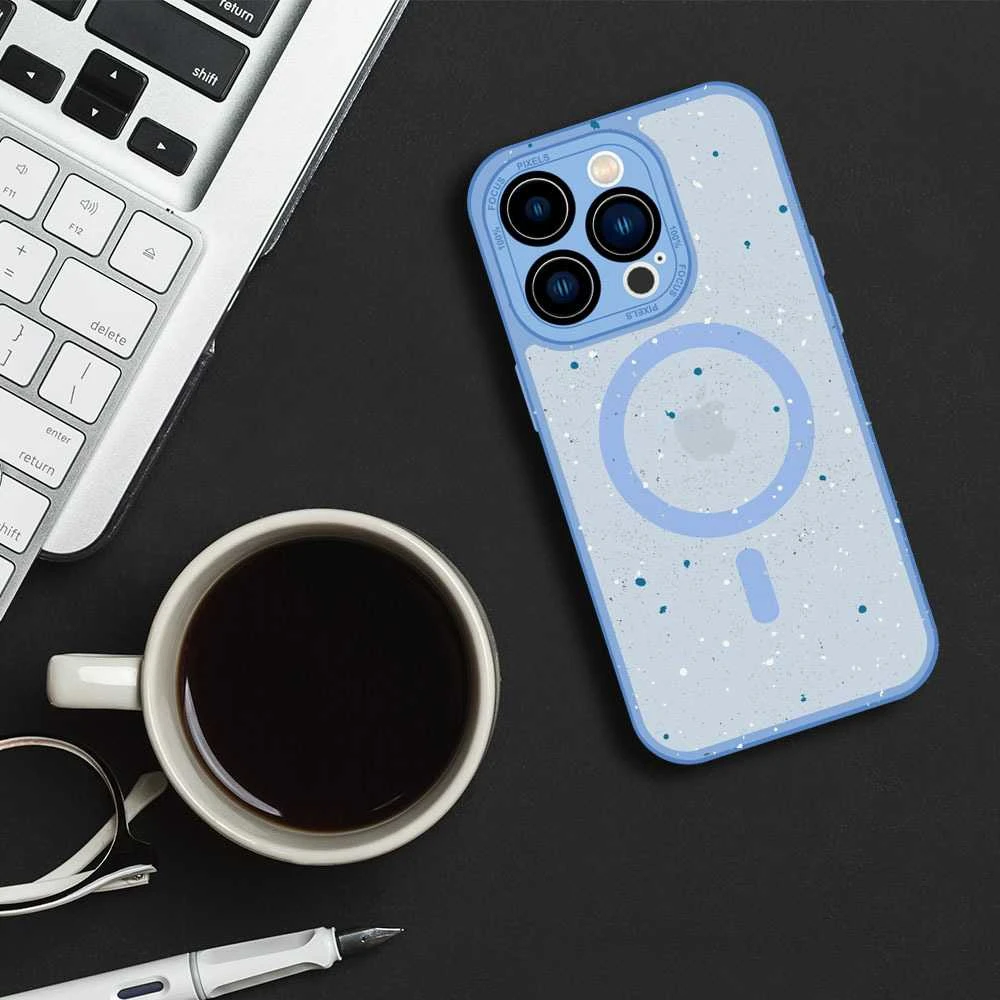 Tel Protect Magnetic Splash Frosted dėklas skirtas Apple iPhone 11 Pro Light mėlynos spalvos