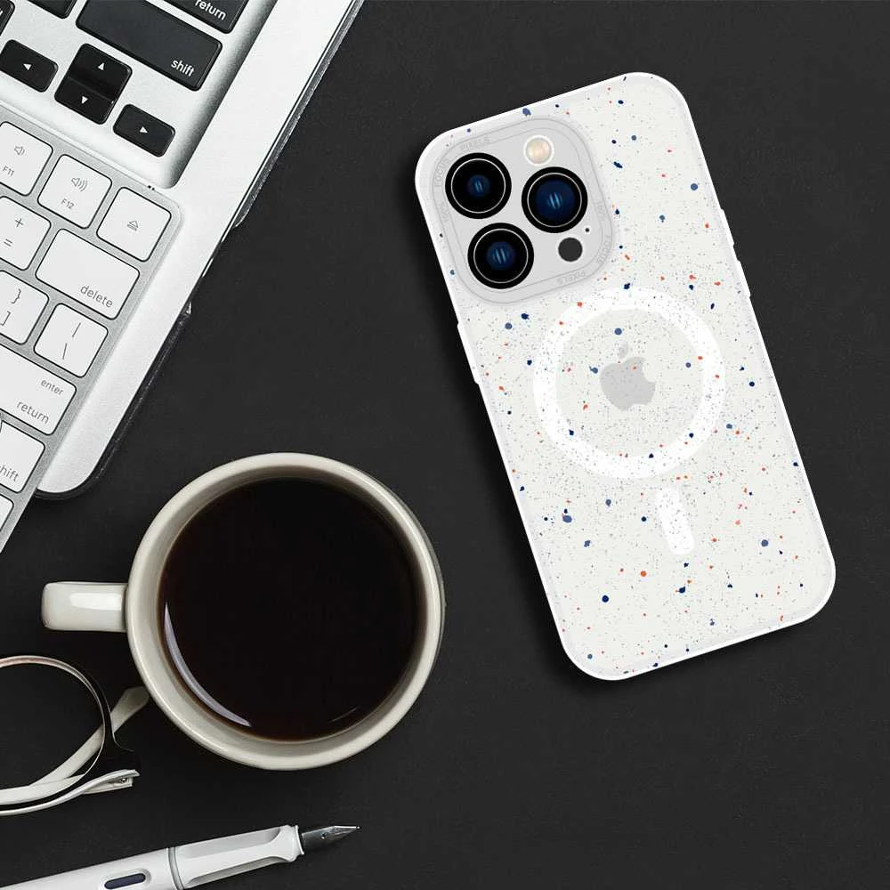 Tel Protect Magnetic Splash Frosted dėklas skirtas Apple iPhone 11 Pro baltos spalvos