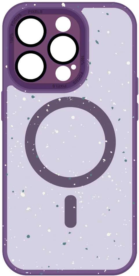 Tel Protect Magnetic Splash Frosted dėklas, skirtas iPhone 15 Pro, violetinės spalvos