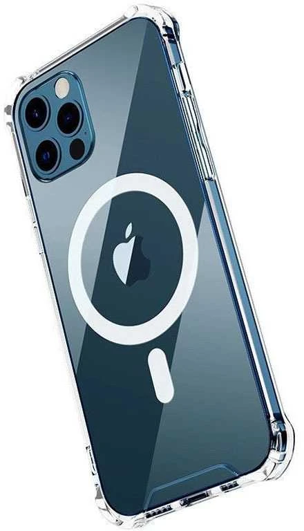 Tel Protect MagSilicone dėklas skirtas Apple iPhone 14 Pro skaidrus