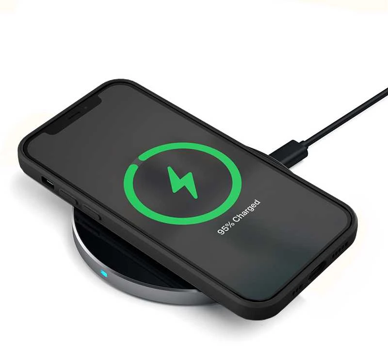 Tel Protect MagSilicone dėklas skirtas iPhone 15 Pro juodos spalvos