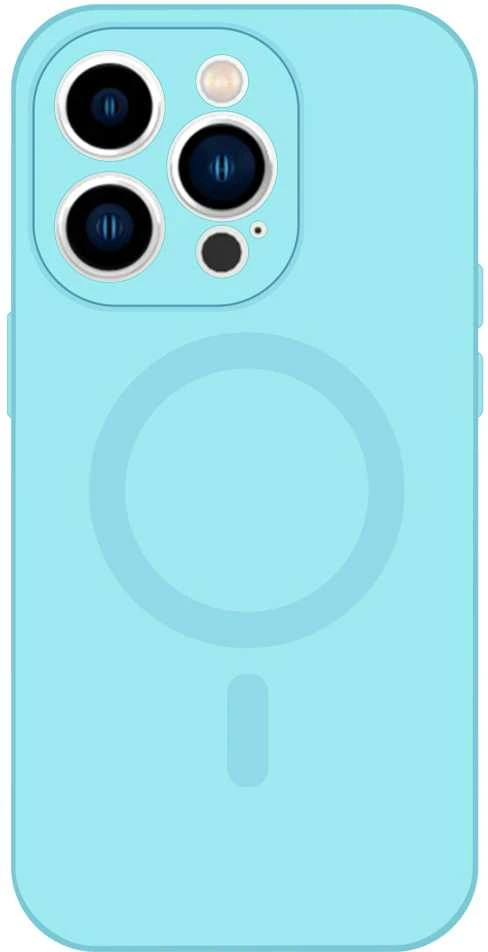 Tel Protect MagSilicone dėklas skirtas iPhone 14 Light mėlynos spalvos