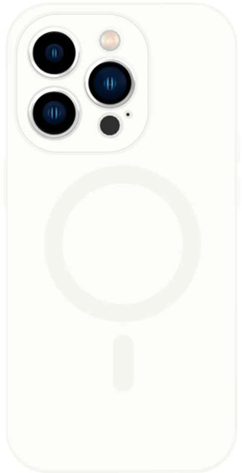 Tel Protect MagSilicone dėklas skirtas Apple iPhone 11 Baltas