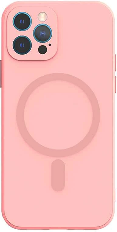 Tel Protect MagSilicone dėklas skirtas Apple iPhone 14 Pro Lightrožinės spalvos