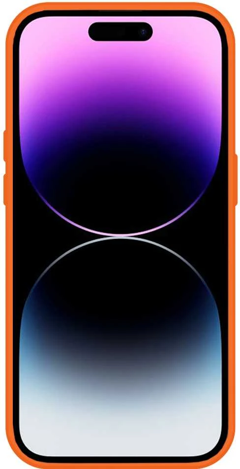 Tel Protect MagSilicone dėklas skirtas Apple iPhone 14 oranžinės spalvos