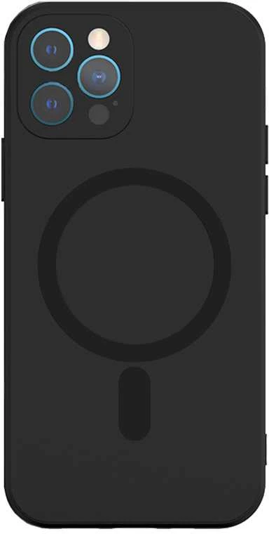 Tel Protect MagSilicone dėklas skirtas iPhone 15 Pro juodos spalvos