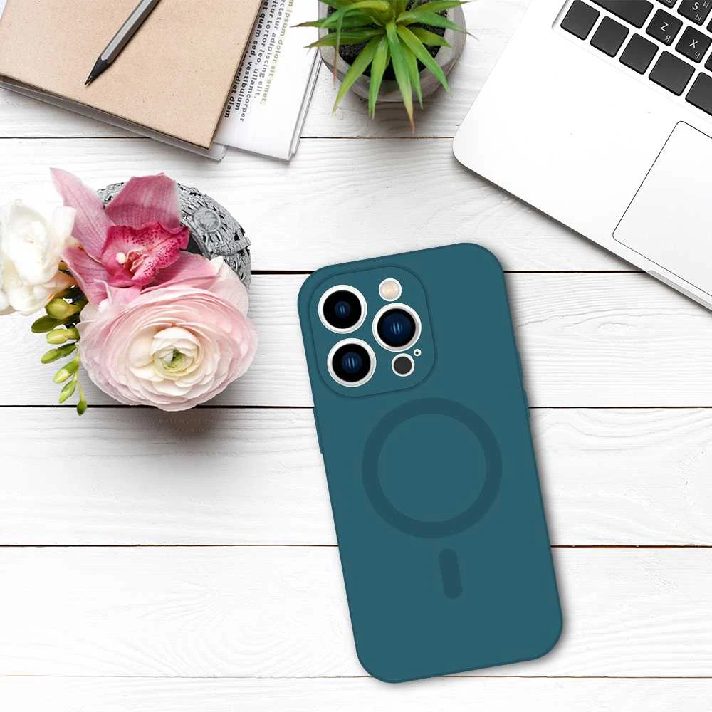 Tel Protect MagSilicone dėklas skirtas Apple iPhone 11 mėlynos spalvos